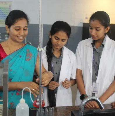 Science learning at Trinity College Mysore