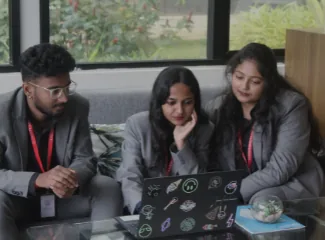 Trinity College student learning space